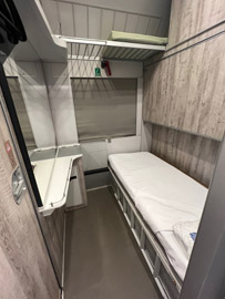 Single sleeper on Italian Intercity Notte train