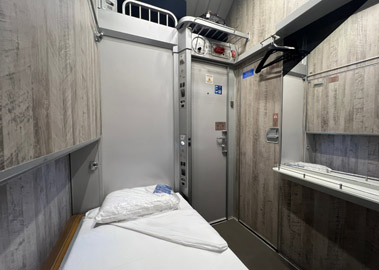 Single sleeper on Italian Intercity Notte train