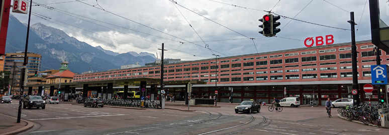 Innsbruck station exterior