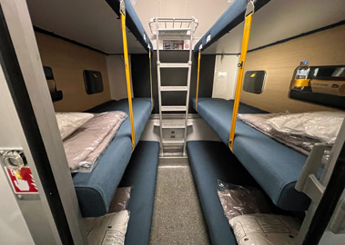 Intercite de Nuit 2nd class 6-berth couchette