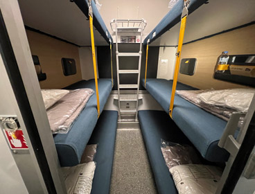 Intercite de Nuit 2nd class 6-berth couchette