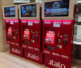 Italo ticket machines