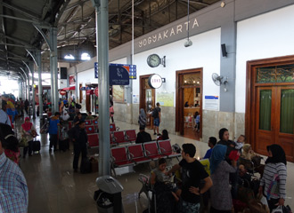Interior of Yogyakarta station