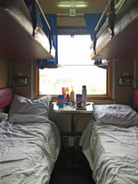 4-berth sleeper on train 83