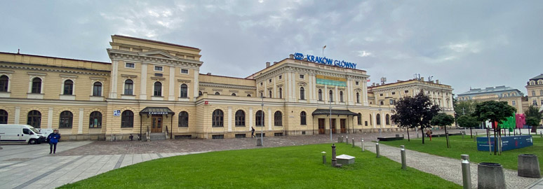 Krakow Glowny, the old station building