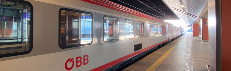 Krakow to Vienna train