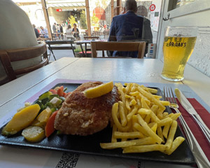 Food at the Cafe du Simplon