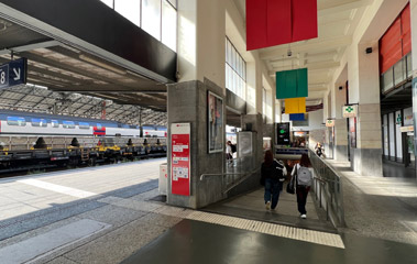 Lausanne station underpass