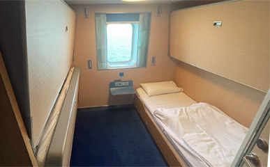 Outside cabin on the new Liverpool-Belfast ferry