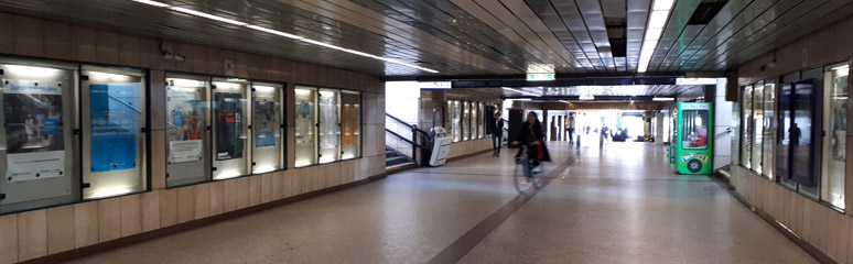 Ljubljana station subway