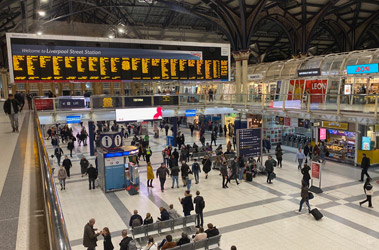 London Liverpool Street station concourse