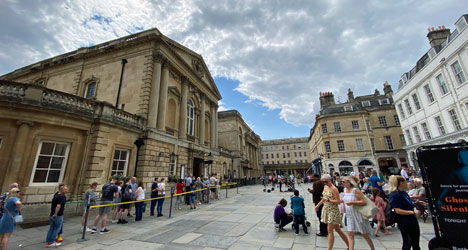 Entrance to the Roman Baths, Bath