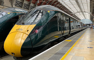 GWR train from London to Bath
