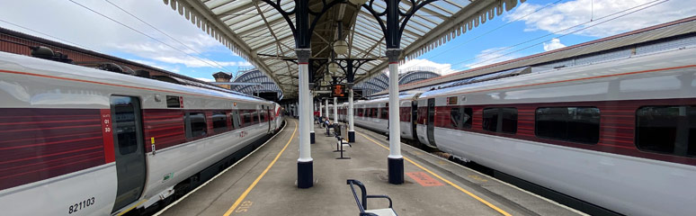 Arrival at York station