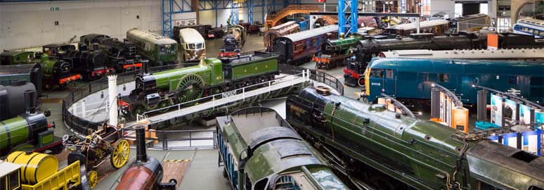 Inside York National Railway Museum