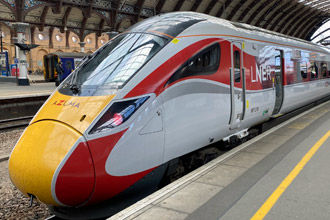 LNER Azuma train from London to York