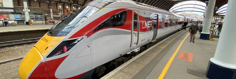 An Azuma train at York station