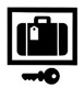 Luggage locker pictogram