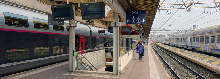 Lyon Part Dieu platforms