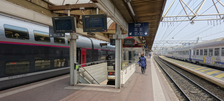 Lyon Part Dieu platforms