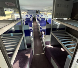 TGV Lyria luggage racks