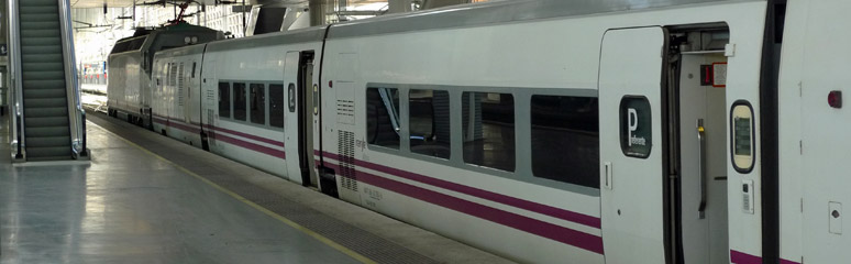 Madrid-Algeciras train at Madrid Atocha