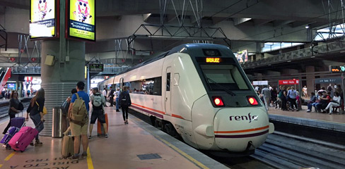 Train at Atocha-Cercanias