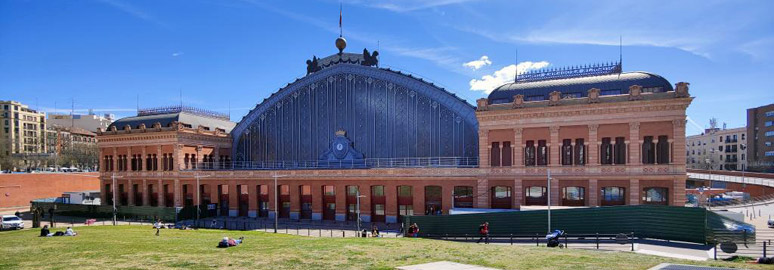 Madrid Atocha's old trainshed