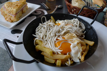 Food at Madrid Atocha station