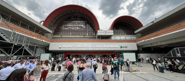 Madrid Chamartin main entrance