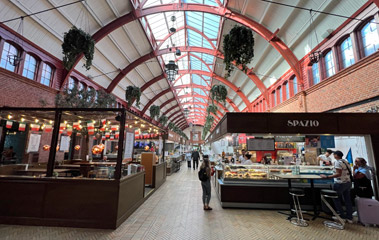 Malmo Central station food hall