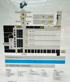 Malmo Central station plan