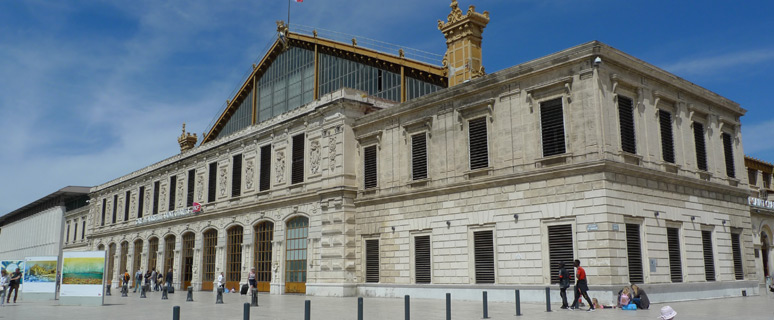 Marseille st Charles station exterior