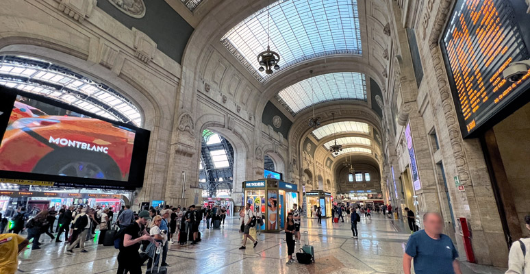 Milan Centrale trainshed
