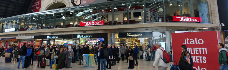 Milan Centrale Italo club lounge