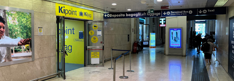 Milan Centrale Ki-Point left luggage office