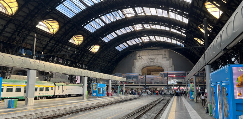 Milan Centrale trainshed