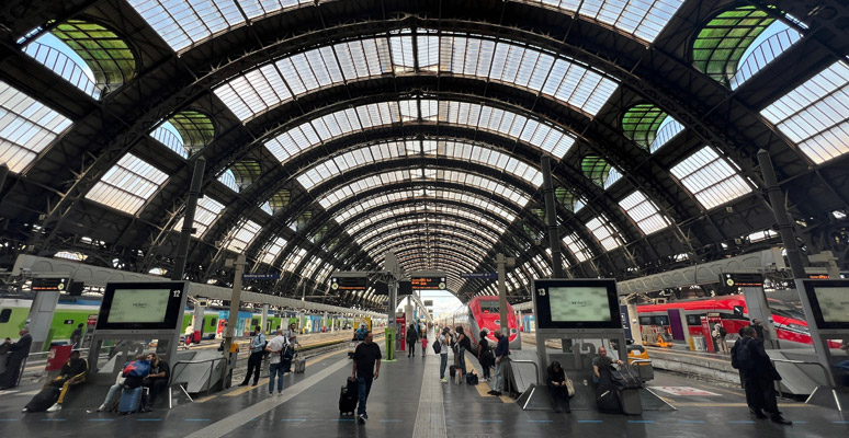 Milan Centrale trainshed