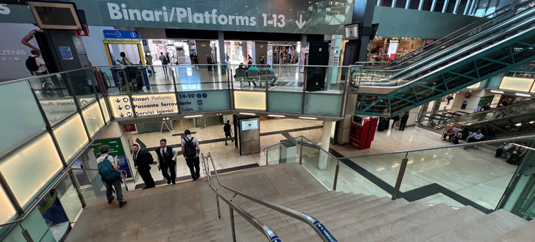 Milan Porta Garibaldi platforms