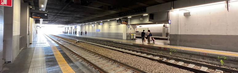 Milan Porta Garibaldi platforms