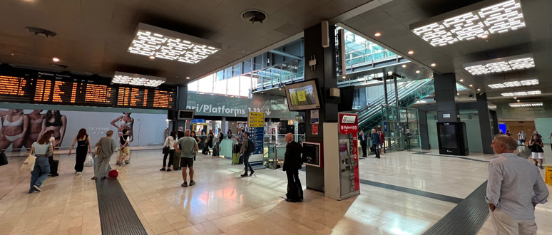 Milan Porta Garibaldi concourse