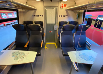 1st class on a Munich-Innsbruck regional train