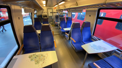 2nd class on a Munich-Innsbruck regional train