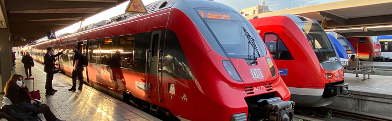 Regional train from Munich to Innsbruck