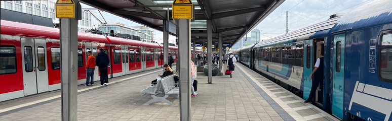 Munich Ost station platform