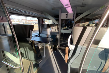 1st class on a Munich-Salzburg BRB train