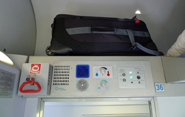 Luggage on the sleeper to Zagreb