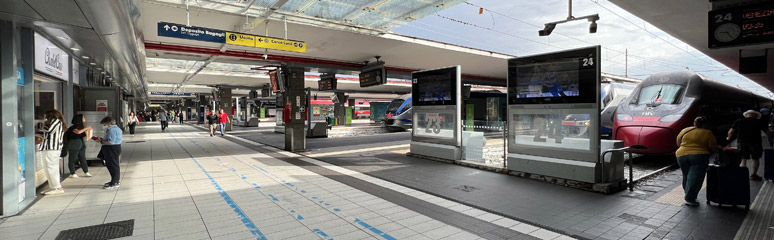Naples Centrale platforms