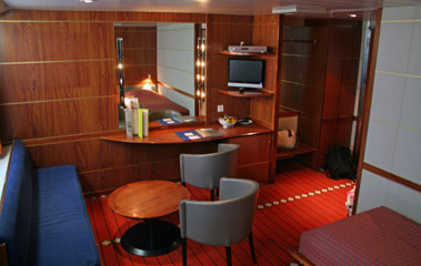 Commodore class cabin on the Newcastle-Amsterdam ferry