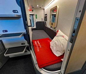 Mini-cabins in new generation Nightjet train